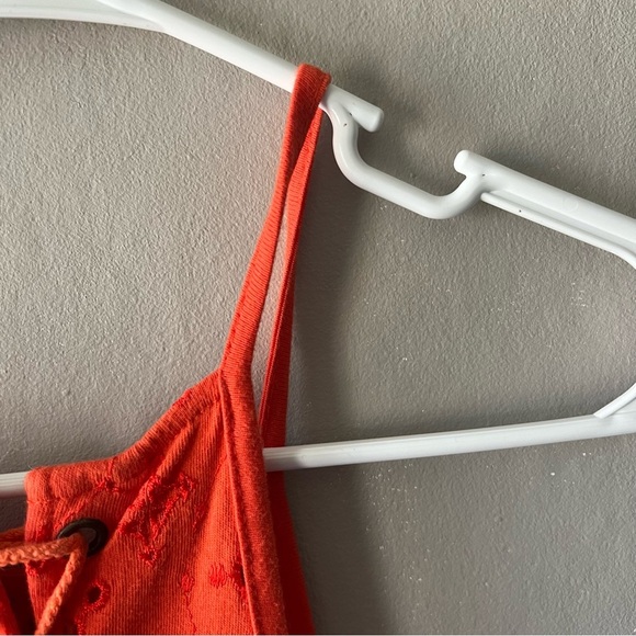 Free People Dream Date Lace-Up Trapeze Tank Top Size Small - Picture 7 of 8